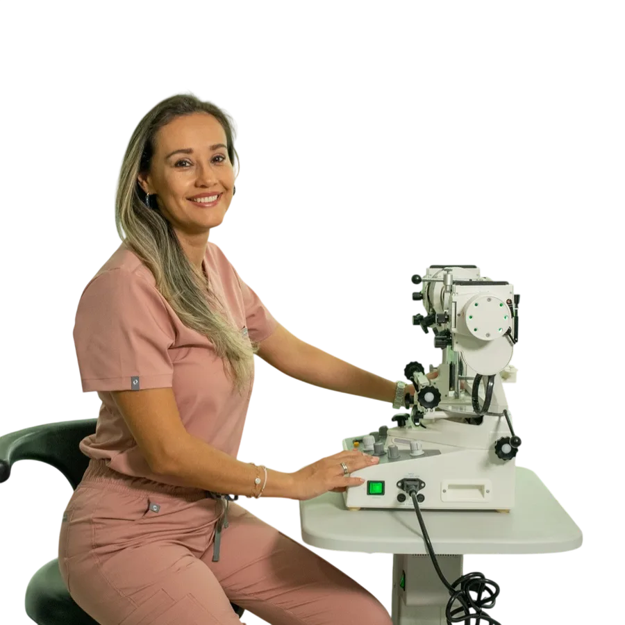 Dra. Yeimmy Paola Barragan, optómetra especialista en ortóptica y terapia visual